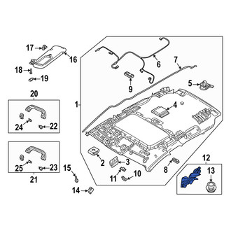 Mazda OE - Right Headliner Insulator