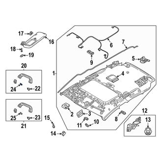 Mazda OE - Front Interior Grab Bar Clip