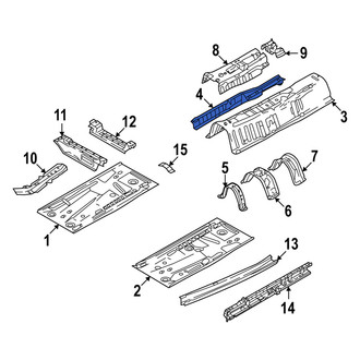 Mazda OE - Center Right Floor Pan Reinforcement