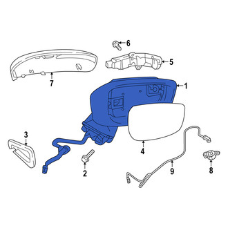 Mazda OE - Front Right Door Mirror