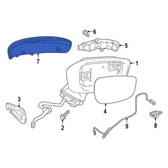 Mazda OE - Front Left Door Mirror Cover