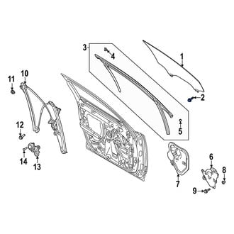Mazda OE - Door Glass Bolt
