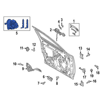 Mazda OE - Front Left Door Lock Cylinder