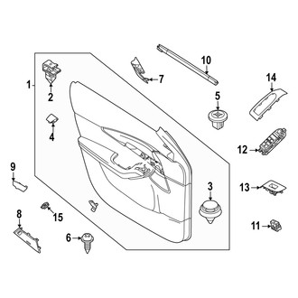 Mazda OE - Front Door - Interior Trim