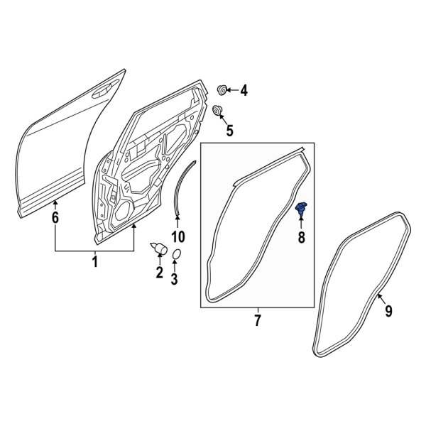 Door Seal Clip