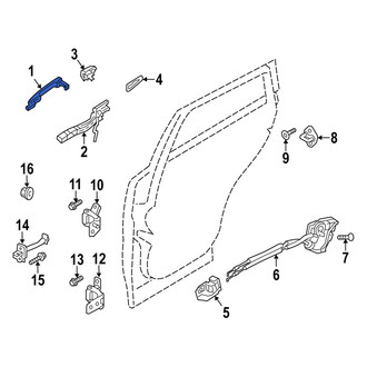 Mazda OE - Rear Right Outer Exterior Door Handle