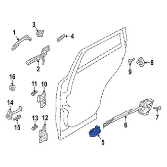 Mazda OE - Rear Right Inner Interior Door Handle