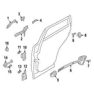 Mazda OE - Rear Door - Lock & Hardware