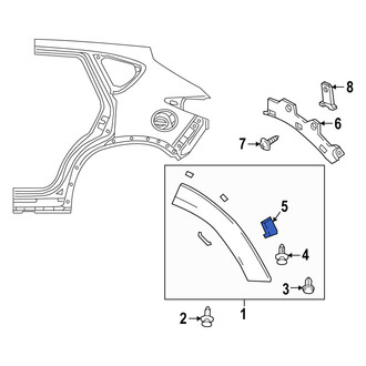 Mazda OE - Wheel Arch Molding Clip