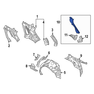 Mazda OE - Left Body D-Pillar