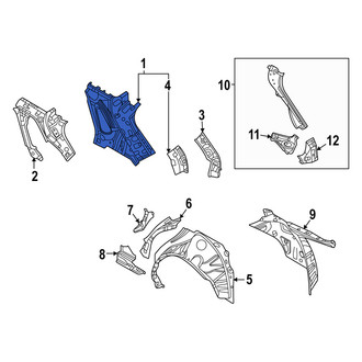 Mazda OE - Rear Left Inner Quarter Panel