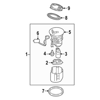 Mazda OE - Fuel System - Fuel Pump (FWD)