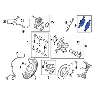 Mazda OE - Rear Disc Brake Pad Set