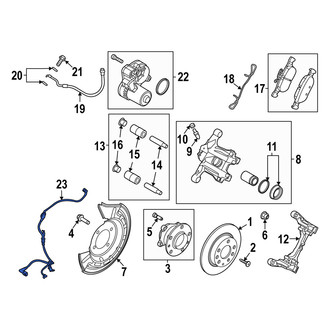 Mazda OE - Front ABS Wheel Speed Sensor