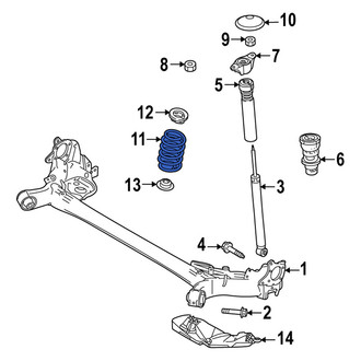 Mazda OE - Rear Coil Spring