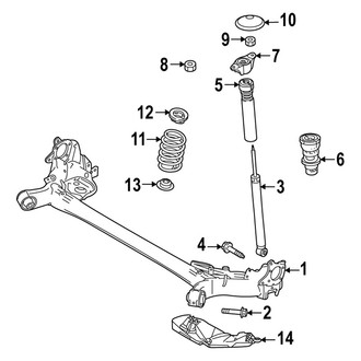 Mazda OE - Rear Suspension - Suspension Components (AWD)