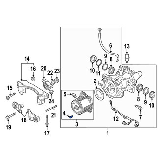 Mazda OE - AWD Coupling Unit Stud