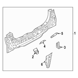 Mazda OE - Rear Body & Floor - Rear Body