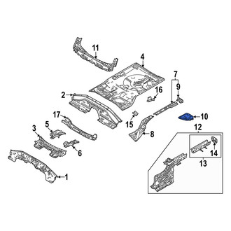 Mazda OE - Rear Left Floor Extension