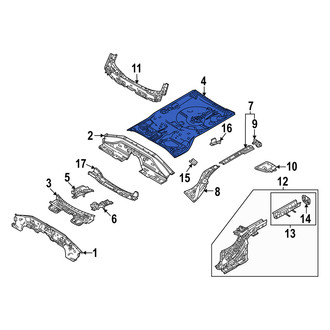 Mazda OE - Rear Floor Pan