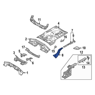 Mazda OE - Rear Left Floor Extension