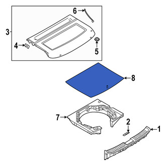 Mazda OE - Rear Trunk Mat