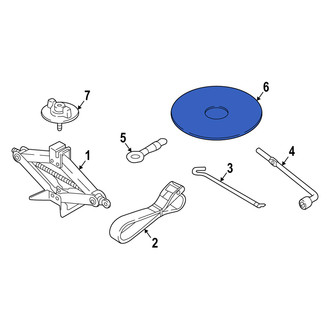 Mazda OE - Rear Spare Tire Cover