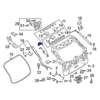 Mazda OE - Rear Liftgate Hinge