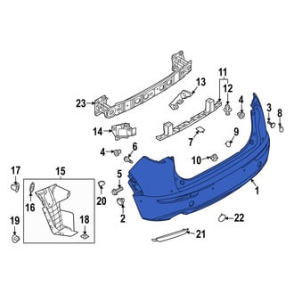 Mazda OE - Rear Bumper Cover