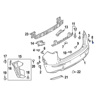 Mazda OE - Rear Jack Plug Cover