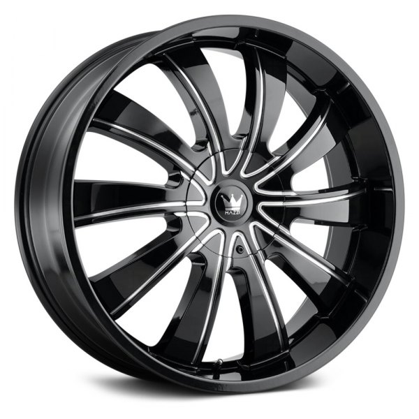 MAZZI® - 374 ROLLA Black with Milled Spokes
