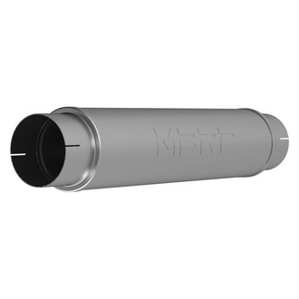 MBRP® - Armor Plus™ T409L Stainless Steel Round Gray Exhaust Muffler (5" Center ID, 5" Center OD, 24" Length)