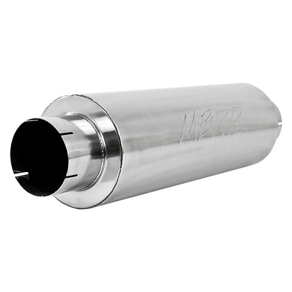 MBRP® - Installer Series™ Aluminized Steel Round Gray Exhaust Muffler