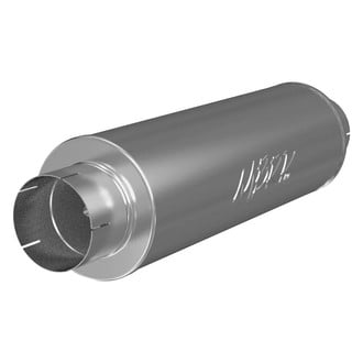 MBRP® - Installer Series™ Aluminized Steel Round Gray Exhaust Muffler (5" Center ID, 5" Center OD, 31" Length)