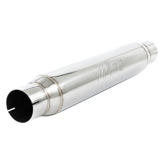 MBRP® - 304 SS Exhaust Resonator (2.5" Center ID, 2.5" Center OD, 16" Length)