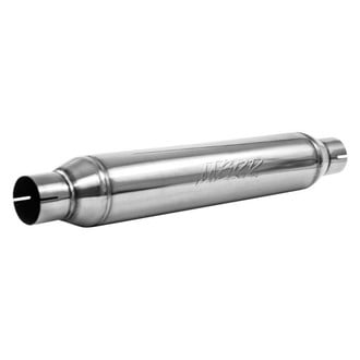 MBRP® - 304 SS Exhaust Resonator (2.5" Center ID, 2.5" Center OD, 22" Length)