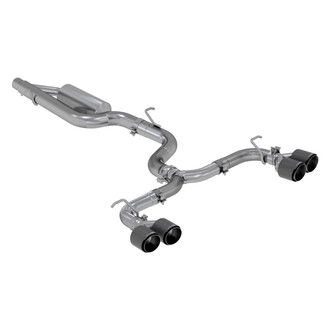 MBRP® - Pro Series™ 304 SS Valve Delete Cat-Back Exhaust System with Quad Rear Exit