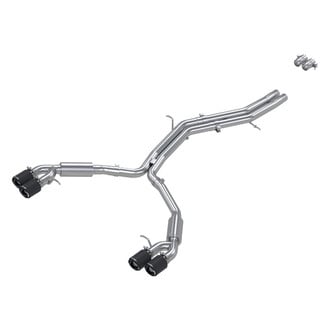 MBRP® - Pro Series™ 304 SS Resonator-Back Exhaust System with Quad Rear Exit