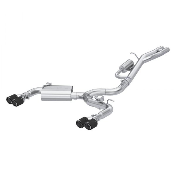 MBRP® - Armor Pro™ 304 SS Cat-Back Exhaust System with Quad Rear Exit