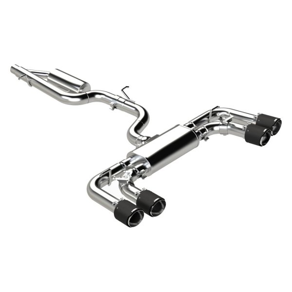 MBRP® - Armor Pro™ 304 SS Cat-Back Exhaust System with Quad Rear Exit