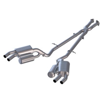 MBRP® - Installer Series™ Aluminized Steel Street Version Cat-Back Exhaust System with Quad Rear Exit