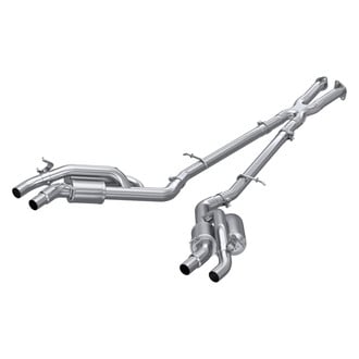 MBRP® - Armor Pro™ 304 SS Cat-Back Exhaust System with Quad Rear Exit