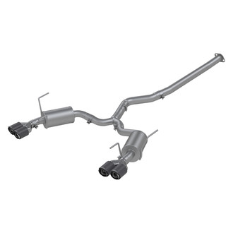 MBRP® - Pro Series™ 304 SS Street Version Cat-Back Exhaust System with Quad Rear Exit
