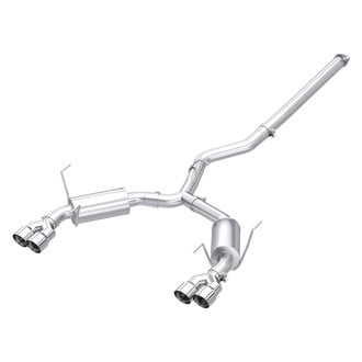 MBRP® - Armor Pro™ 304 SS Street Profile Cat-Back Exhaust System with Quad Rear Exit