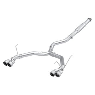 MBRP® - Armor Pro™ 304 SS Race Profile Cat-Back Exhaust System with Quad Rear Exit