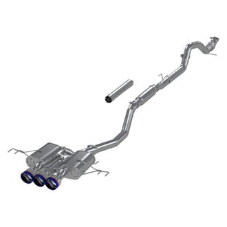 MBRP® - Armor Pro™ 304 SS Active Profile Cat-Back Exhaust System with Triple Rear Exit