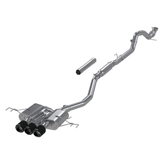 MBRP® - Armor Pro™ 304 SS Active Profile Cat-Back Exhaust System with Triple Rear Exit
