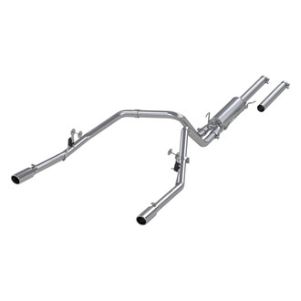 MBRP® - Installer Series™ Aluminized Steel Cat-Back Exhaust System with Split Rear Exit