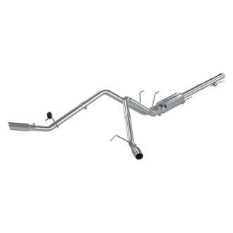 MBRP® S5144AL - Installer Series™ Aluminized Steel Cat-Back Exhaust System with Split Side Exit