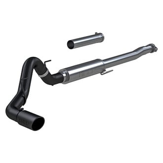 MBRP® - Black Series™ Aluminized Steel Race Version Cat-Back Exhaust System with Single Side Exit
